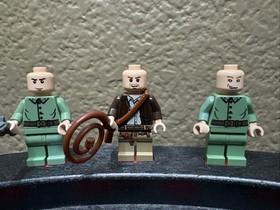 LEGO Indiana Jones Minifigure Lot Of 3 Russian Soldier X2 Indiana L40
