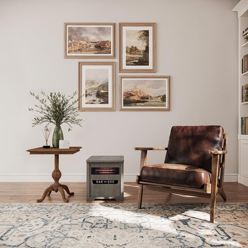 Infrared Portable Rolling Space Heater with LED Touchscreen and Remote Contro... - Picture 4 of 9