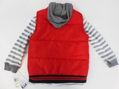 6pc Lot Boys 4T Puffer Vest Shirts Hoodie Pants Jeans Gymboree Lands End Macy's - Picture 10 of 11