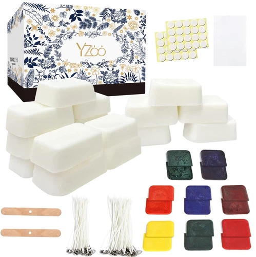 Candle Making Kit,Candle Making Supplies Include 2.12lb Soy Wax for Candle Ma...