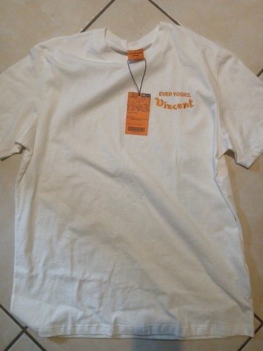 Vincent Van Gogh Portrait Artwork Art Shoe Palace T-Shirt Size LARGE BRAND New - Picture 2 of 7