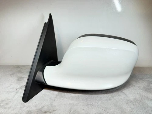 2011-17 BMW X3 Left DR Side View Power Door Mirror NO CAMERA White OEM 7205445