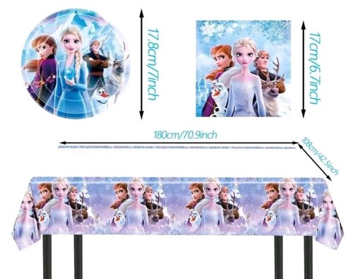 152pcs Frozen Themed Birthday Party Supplies, Frozen Party Decorations 🥳 - Picture 17 of 24