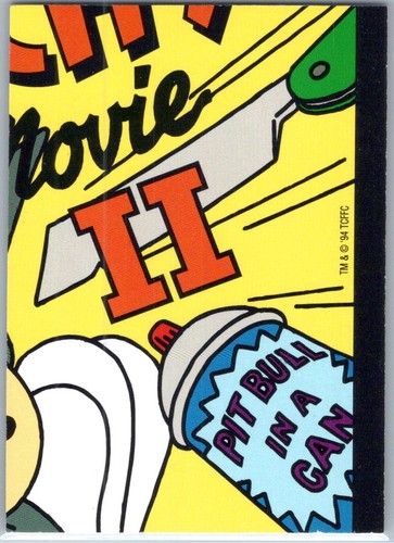 1994 SkyBox The Simpsons Series II #W4 Krusty the Clown Wiggle Cards - Picture 2 of 2