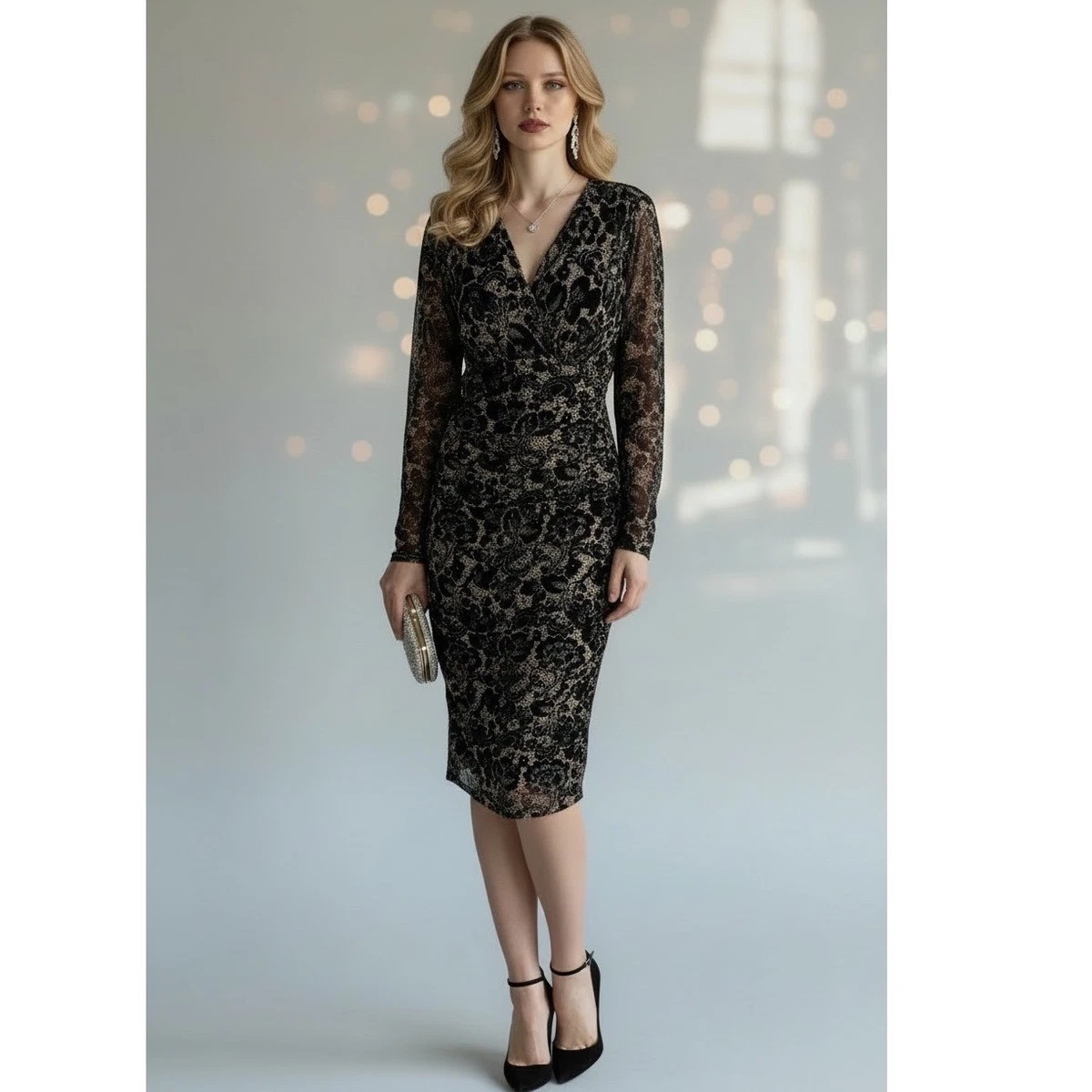 black evening dress new summer Stylish Long Black Dress -Summer main image 1