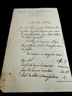 VINTAGE LETTER from 1871