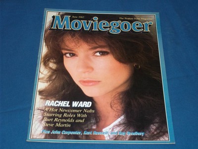 1982 JUNE MOVIEGOER MAGAZINE - RACHEL WARD FRONT COVER - H 9464