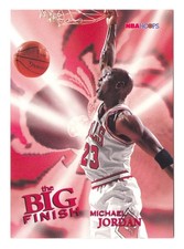 1996-97 Skybox NBA Hoops Michael Jordan #176 The Big Finish Subset Bulls HOF