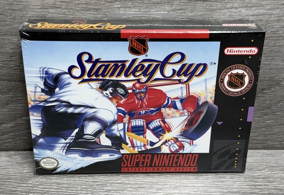 NHL Stanley Cup Hockey NEW Factory Sealed SNES Super NES Nintendo Complete CIB - Image 2 of 4