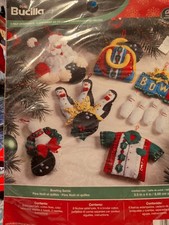2013 Plaid Bucilla Felt Ornament Kit Bowling Theme