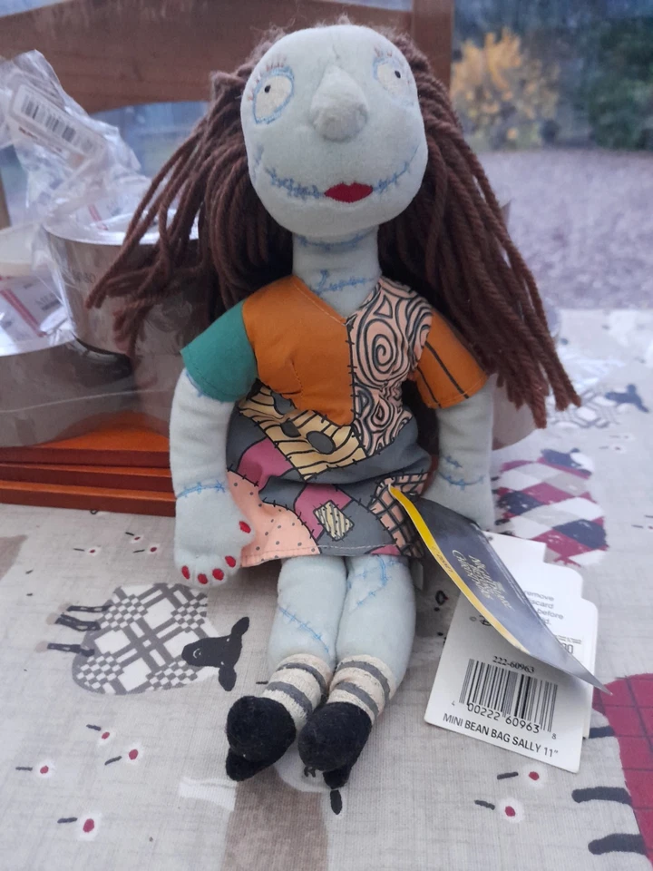 Disney Nightmare Before Christmas SALLY 11” Mini Bean Bag Plush Toy, With Tags - Image 2 of 4