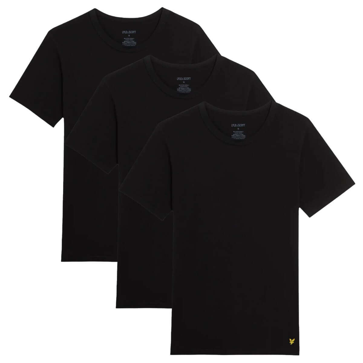 Lyle & Scott Herren T-Shirt 2025 Maxwell Basic 3er Pack Regular Fit Classic