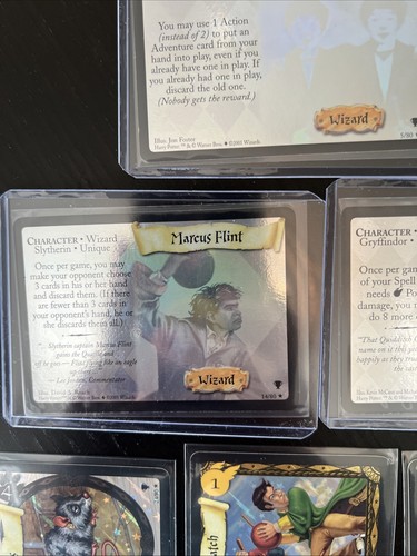 Harry Potter TCG Quidditch Cup 1-80 Complete Base Set With 7 Holograms + 18 Foil - Picture 2 of 22