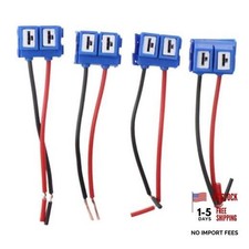 BYOBYO 4PCS H7 Ceramic Light Bulb Socket,Wiring Harness Connector Pigtail