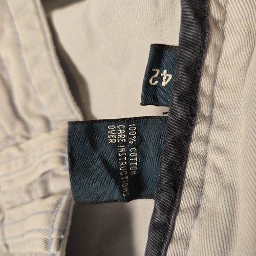 Polo Ralph Lauren pantaloncini cargo uomo 42 blu chiaro 10" cuciture interne anni 90/00 preppy vintage - Foto 4 di 11