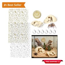 Complete 11PCS Jumping Spider Accessory Set - Cozy Skull Hide  Platforms