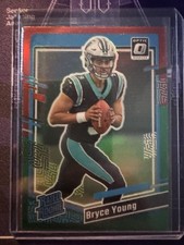 2023 Panini Donruss - Rated Rookie Bryce Young #311 Optic Preview Red & Green...