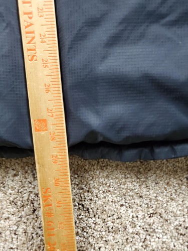 Vintage GAP Vest Mens Large Blue Reversible Down Puffer Zip Pockets Nylon Y2K - Picture 10 of 11