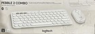 Logitech Pebble 2 Combo Wireless Keyboard Mouse White