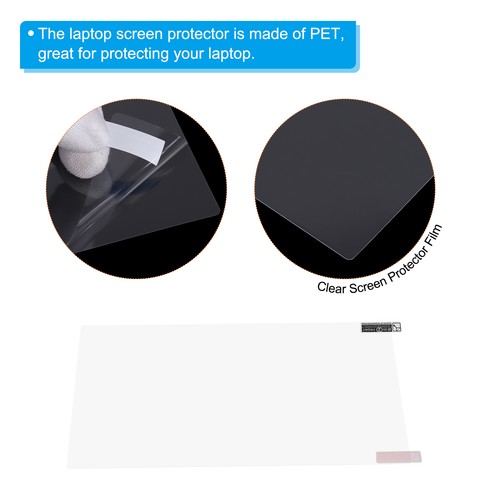 Clear Laptop Screen Protector Guard Film 222mmx125mm for Laptop 10.1 Inch 16:9 - Afbeelding 4 van 4