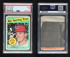 1969 Topps The Sporting News All Star Selection Pete Rose Mickey Mantle PSA 1