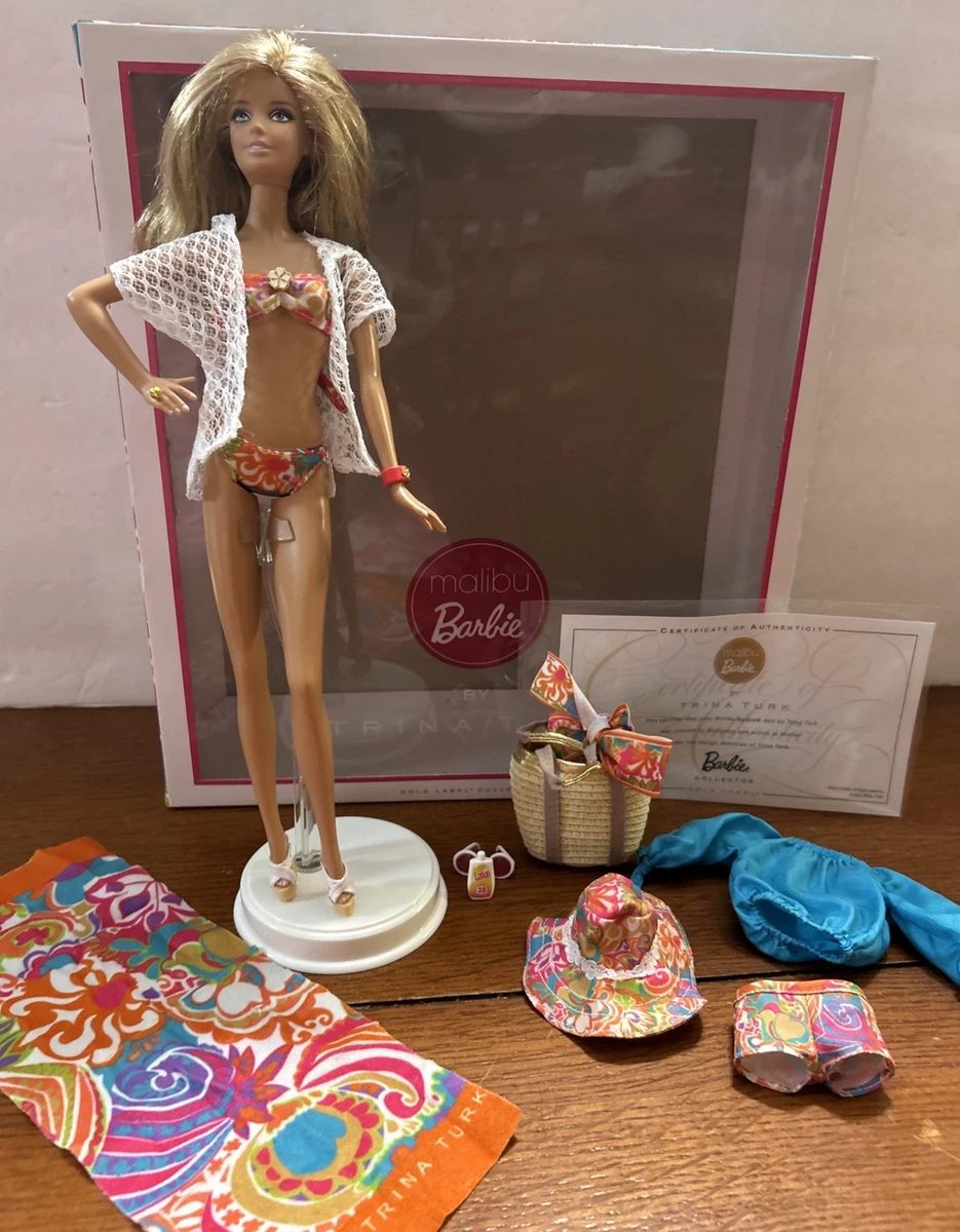 BARBIE GOLD LABEL PIN UP Girl Lady Luck & KEN SAXOPHONE miniature MATTEL EUR 119,98 - FR