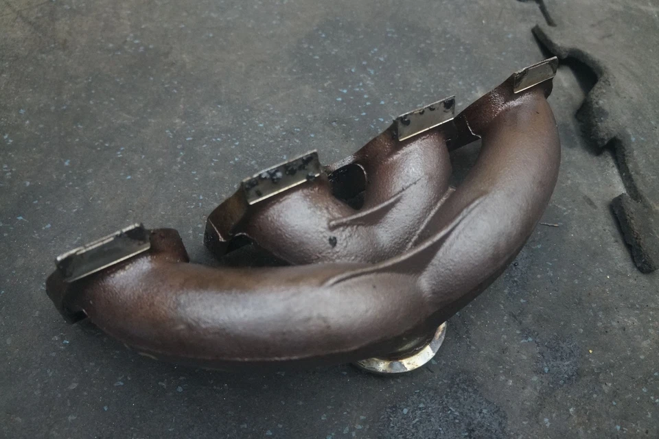 Tubo de cabezal colector de escape izquierdo o derecho 1771420501 mercedes amg gts c190 2016 Foto 3 de 4