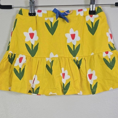 Mini Boden tiered  Yellow Bubble Jersey Mini Skirt Size 5-6 Years NwT. - Picture 1 of 5