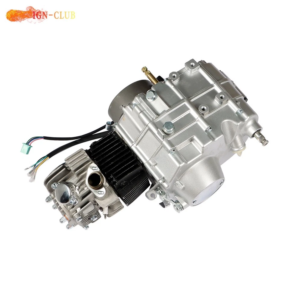 Novo Para Honda CRF50F 4 Tempos 125cc Motor de Motocicleta Cilindro Único Prata - Imagem 2 de 4