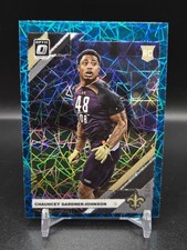 2019 Donruss Optic CHAUNCEY GARDNER JOHNSON RC Teal Velocity SSP #137