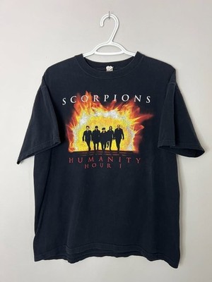 Vintage 2007 Scorpions Humanity Hour I World Tour Shirt Anvil Band Tee