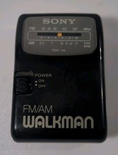 Sony Walkman SAM/FM Portable Radio W/BELT CLIP TESTED 