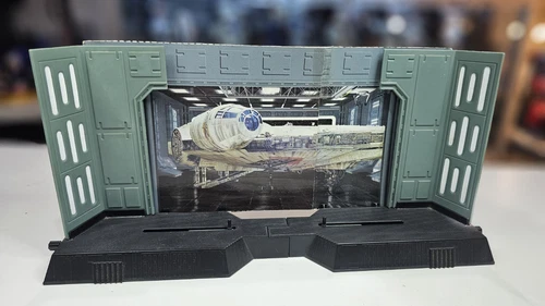 STAR WARS THE POWER OF THE FORCE - FX OBI-WAN KENOBI VADER DIORAMA - NO FIGURES