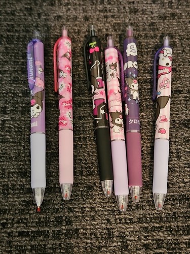 Nuevo en Paquete [Autorizado] Serie Hello Kitty Kuromi Pluma Neutral Bolígrafo Set - Imagen 3 de 9