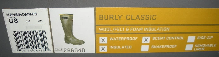 Lacrosse 266040-13M 18" Insulated Burly Boots Size 13 Medium - Image 4 of 4