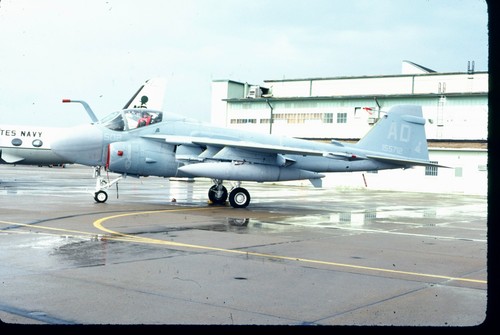#7783 ORIGINAL K64 AIRCRAFT SLIDE: USN Grumman A-6E Intruder BuNo 155712