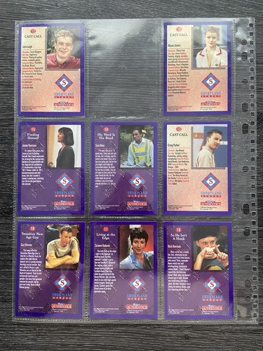 1995 NZ Card Crazy Shortland Street Trading Card GOLD SEAL PARALLEL Set -3 - Bild 5 von 13