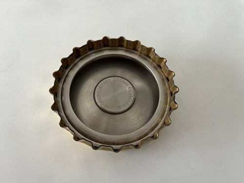 Apribottiglie Georg Jensen 1981 vintage acciaio inox barware con scatola originale - Foto 8 di 12