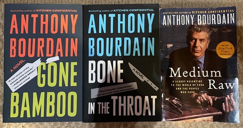 ANTHONY BOURDAIN LOT OF 3 Trade PB Crime Novels - EXCELLENT CONDITION