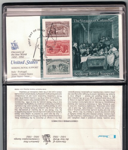 Fleetwood Album of First Day Of Issue of Discovery of the New World 500th - Picture 3 of 9