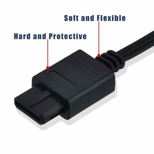 AV AUDIO VIDEO A/V CABLE CORD WIRE TV GAME HTE CABLE FOR NINTENDO 64 SNES - Picture 3 of 8