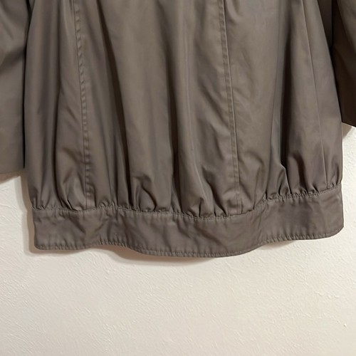 XXI Army Green Size L Snap Hem Short Light Weight Spring Summer Trench Coat - Picture 8 of 13
