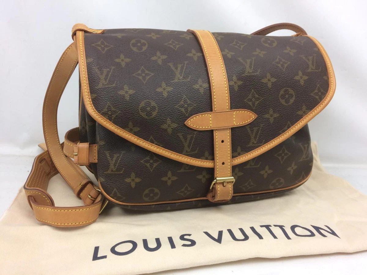 Louis Vuitton Vintage - Monogram Saumur 30 - Brown - Monogram