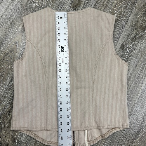 Rockies Jeanswear Denim Vest Medium Western Cowboy Rodeo Prairie Vintage Ranch - Picture 6 of 6
