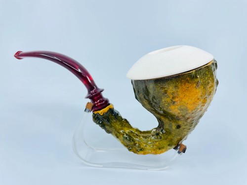 S.YANIK MEERSCHAUM Pipe real GOURD CALABASH NR:725 - Picture 5 of 10