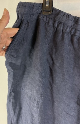 Caslon Navy Women’s Linen Pants Size 18W New With Tags - Picture 2 of 9