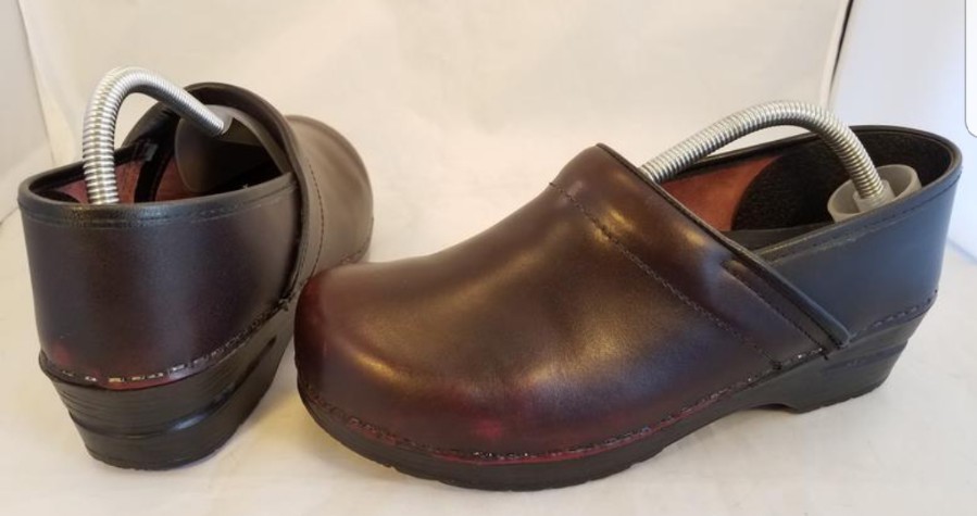 SIZE EUR 41 US 10 Dansko professional stapled clogs clogs clogs woman shoes burgundy leather 572f5b SIZE EUR 41 US 10 Dansko professional stapled clogs clogs clogs woman shoes burgundy leather 572f5b