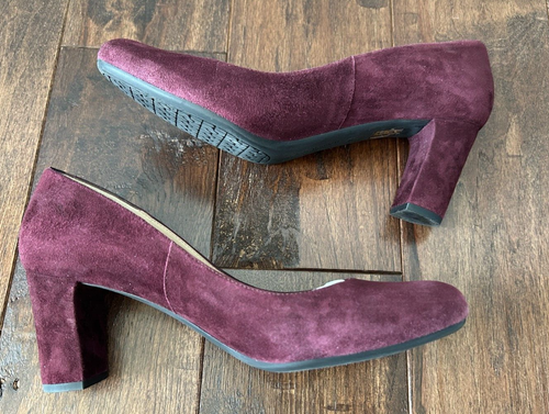 L.K. Bennett Sersha Oxblood Wildleder Pumps Damen EU 38,5 / US 7,5 - Bild 9 von 9
