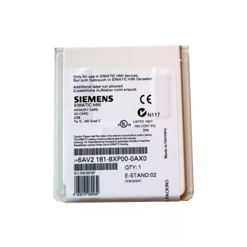 Neu im Karton Siemens 6AV2181-8XP00-0AX0 6AV2 181-8XP00-0AX0 Speicherkarte - Bild 1 von 4