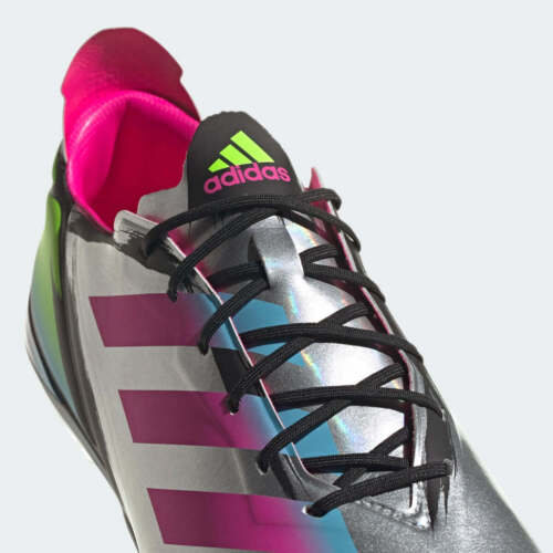 Adidas Gamemode Fg Silver/Rose Red/Green Soccer Cleats/Football Boots GY7535 - Picture 4 of 6
